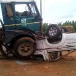 IMAGES FROM A SENSELESS ACCIDENT AT LAGOS-OGUN BORDER TOWN