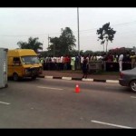 DRIVER AND PASSENGER DIE AS PICK-UP VAN CRASHES INTO STATIONARY TRUCK