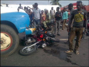 truck-okada accident scene