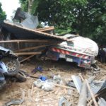 MANY INJURED AS DANGOTE TRUCK CRUSHES SEVEN VEHICLES
