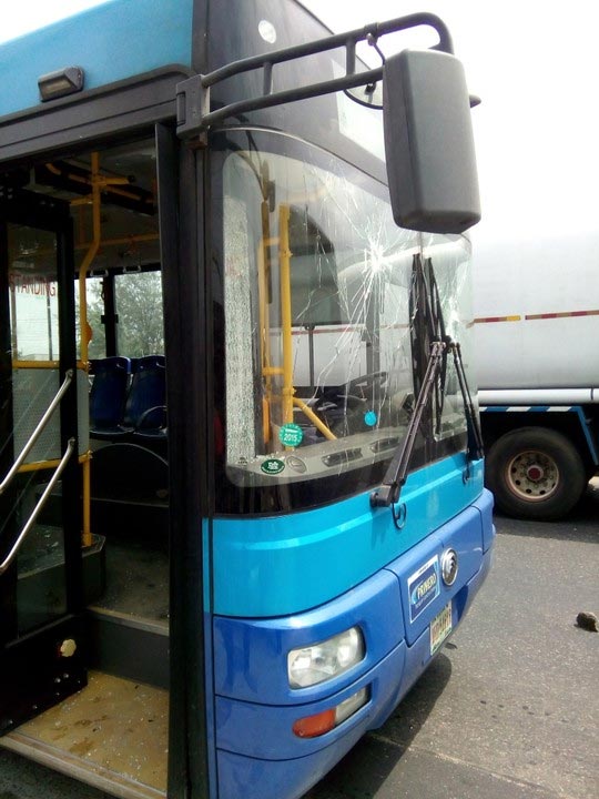 Vandalized BRT Buses2