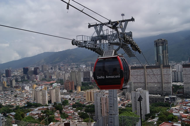 Cable car in Caracas