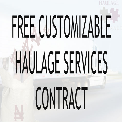 Sample Haulage Contract Image