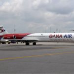 DANA AIR PLANE ABORTS FLIGHT AFTER MID-AIR COLLISION WITH BIRD