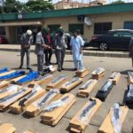 CUSTOMS INTERCEPTS 440 PUMP ACTION RIFLES, OTHERS AT LAGOS PORT (PICTURES)