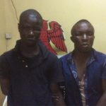 TWO ARMED ROBBERS WHO SPECIALIZE IN ROBBING TRUCK DRIVERS AND OTHER COMMUTERS IN MILE 2 ARRESTED BY POLICE (PICTURES)