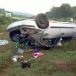 CATHOLIC PRIEST AND 4 OTHERS SURVIVE GHASTLY ACCIDENT UNHURT ALONG PORT HARCOURT-ENUGU EXPRESSWAY (PICTURES)