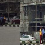 POLICEMAN, LASTMA OFFICIAL ENGAGE IN FISTICUFFS ON LAGOS ROAD