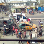 MAYHEM IN MUSHIN AS LAGESC TRUCK KILLS APPRENTICE, PASSERBY AFTER TASK FORCE RAID (PICTURES)