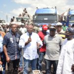 APAPA CONGESTION: AMBODE FLAGS OFF EXPANSION OF ABAT TRUCK TERMINAL IN ORILE